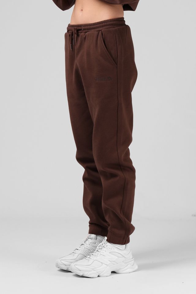 RPM BAGGY TRACK PANT - BRUNETTE BROWN