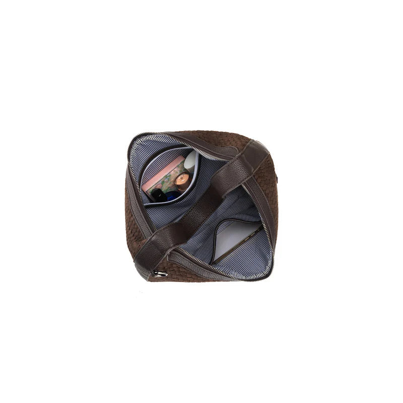 BLACK CAVIAR BESETTE SUEDETTE BAG - COCO