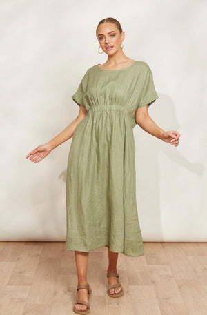 EB & IVE SOJOURN DRESS - ALOE - 2567707