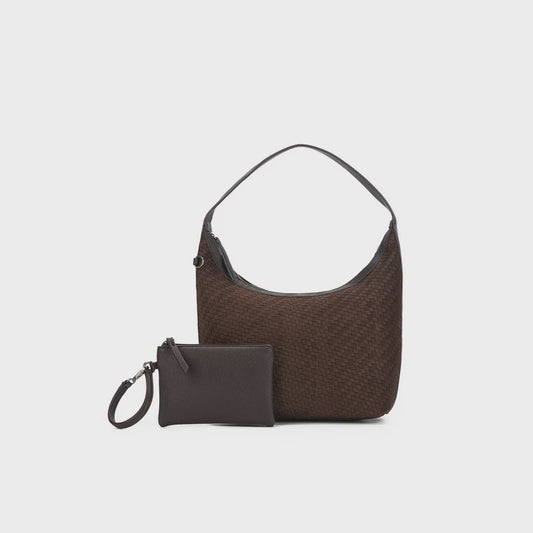 BLACK CAVIAR BESETTE SUEDETTE BAG - COCO