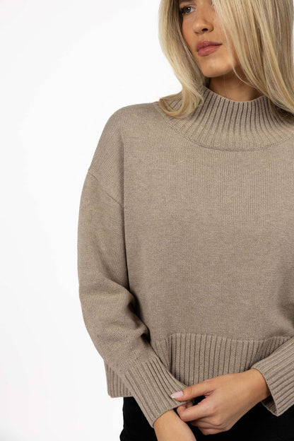 HUMIDITY LIFESTYLE SERA JUMPER - MUSHROOM