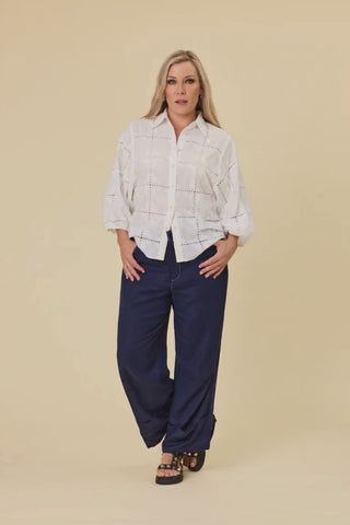 LIBERTINE THE LABEL - BELLE BLOUSE - COCONUT