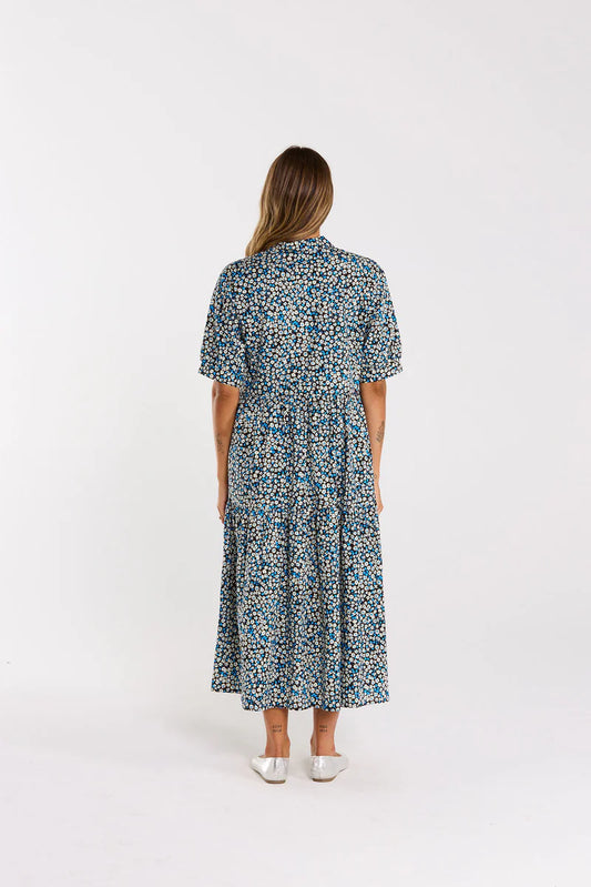 THING THING LUNA DRESS - BLUE MOON GARDEN