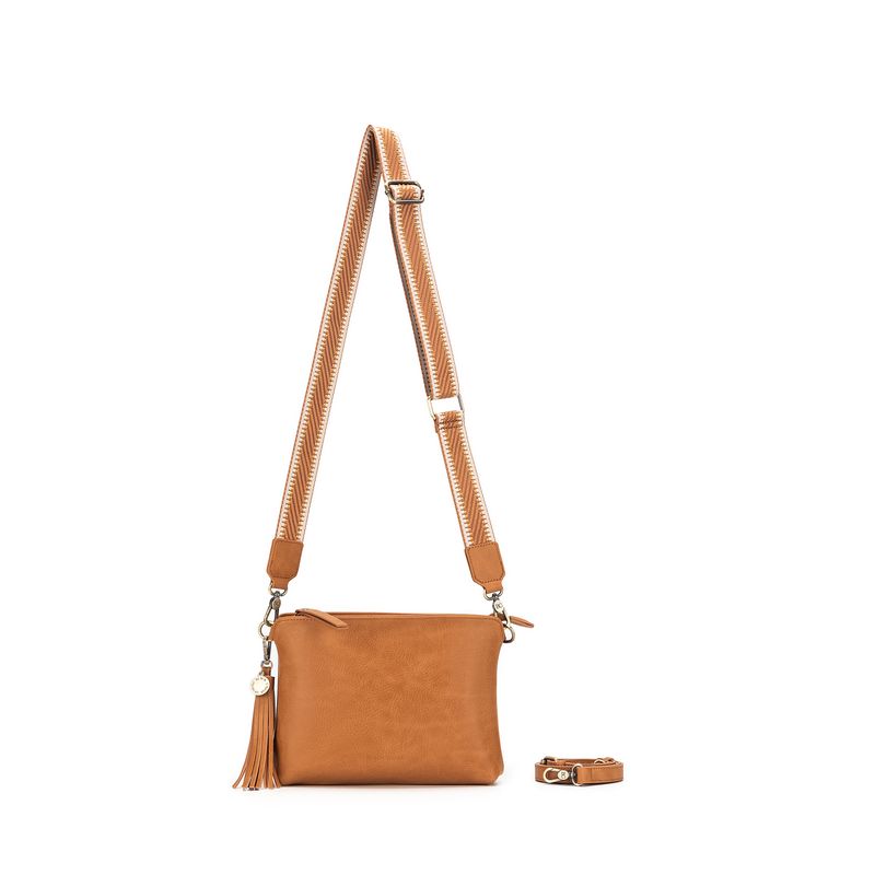 BLACK CAVIAR BAGS - CALLIE CROSSBODY - TAN