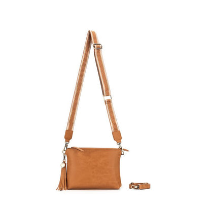 BLACK CAVIAR BAGS - CALLIE CROSSBODY - TAN