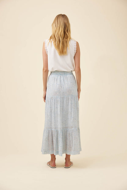 ISLE OF MINE WILMA SKIRT - LIGHT BLUE