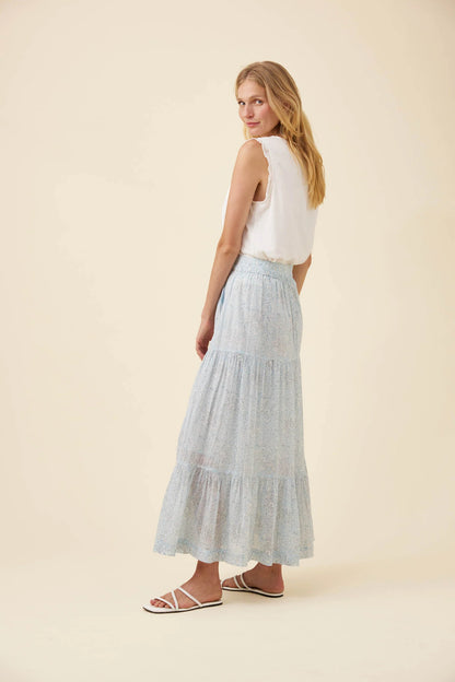 ISLE OF MINE WILMA SKIRT - LIGHT BLUE