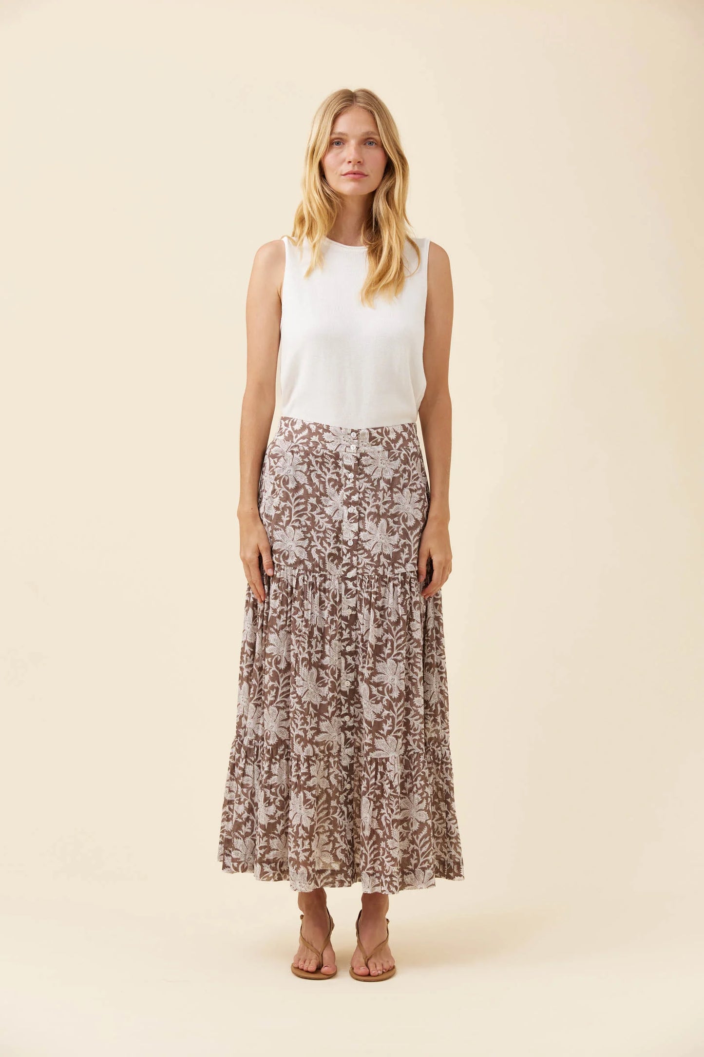 ISLE OF MINE WILMA SKIRT - TAUPE