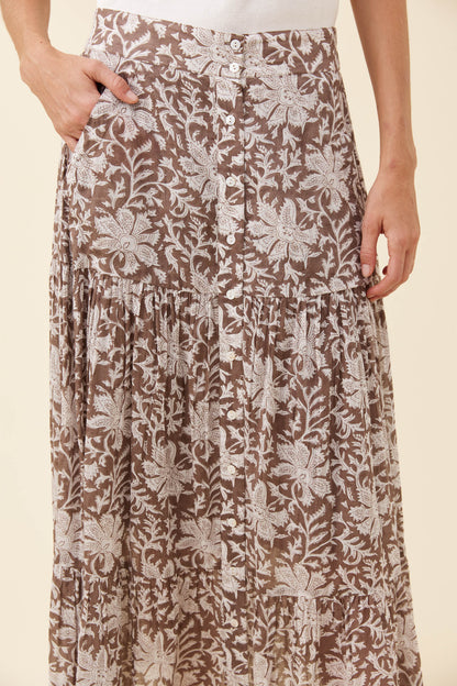 ISLE OF MINE WILMA SKIRT - TAUPE
