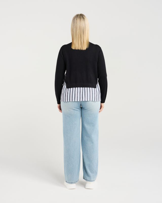 SEDUCE HAZEL TOP - SLATE SIGNAL
