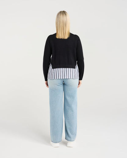 SEDUCE HAZEL TOP - SLATE SIGNAL