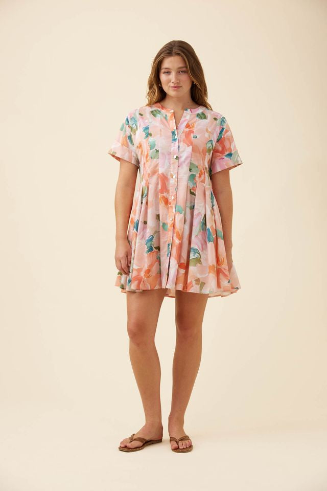 ISLE OF MINE ROSA PLEAT DRESS - FLORAL