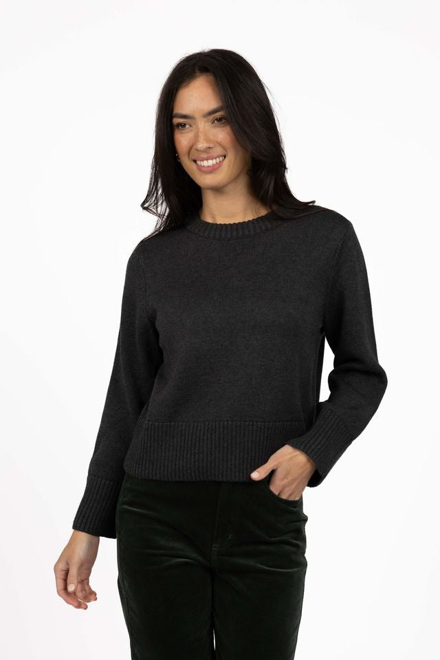HUMIDITY LIFESTYLE REXIE JUMPER - CHARCOAL