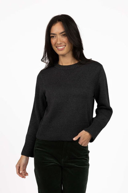HUMIDITY LIFESTYLE REXIE JUMPER - CHARCOAL