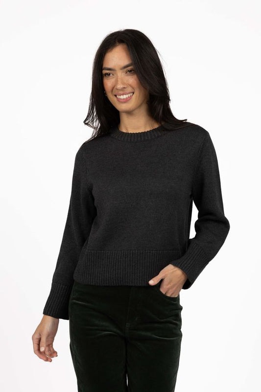 HUMIDITY LIFESTYLE REXIE JUMPER - CHARCOAL
