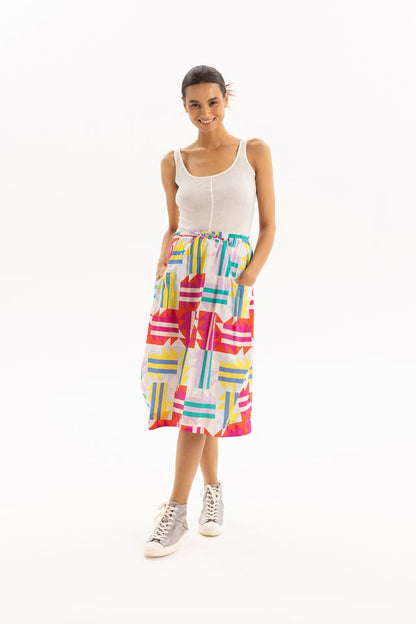 BLACKLIST COOPER SKIRT - PRINT