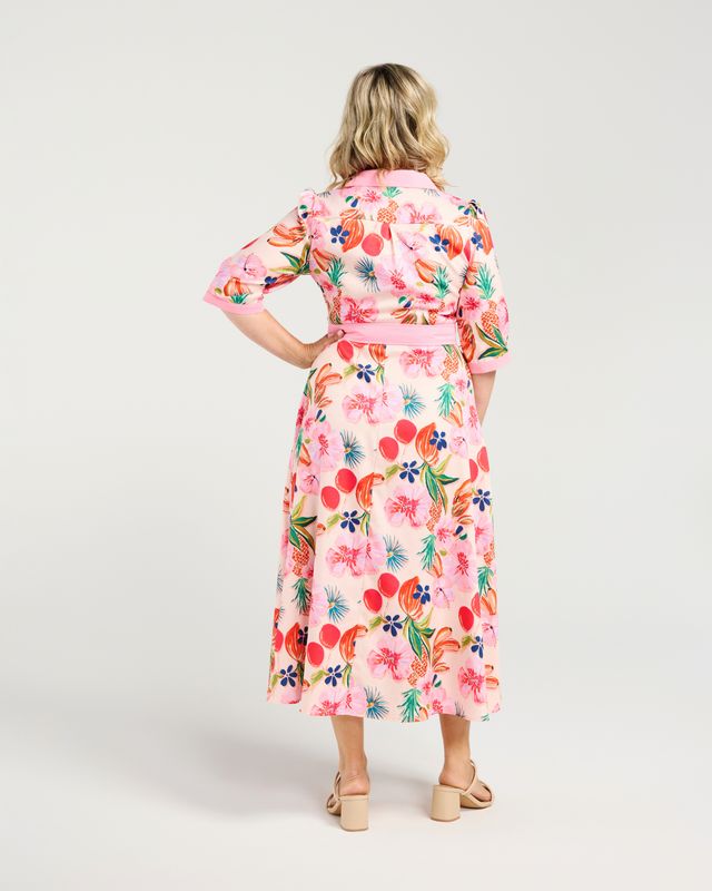 ZAFINA EMBER DRESS - ORCHARD