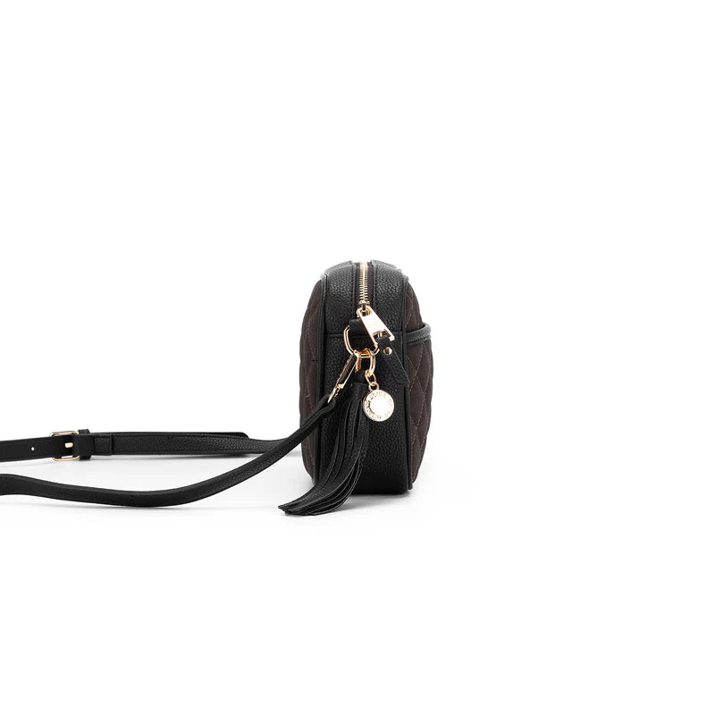 BLACK CAVIAR MAXINE  CROSSBODY BAG - COCO