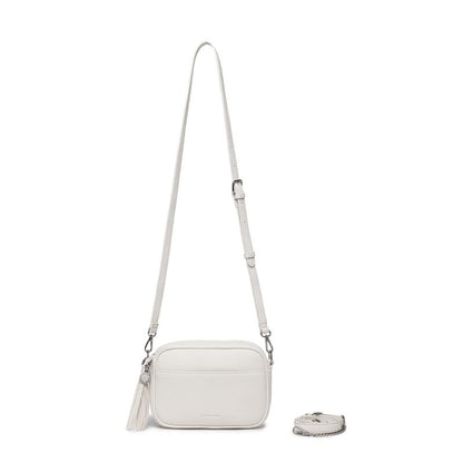 BLACK CAVIAR BAGS - INDIE CROSSBODY - WHITE