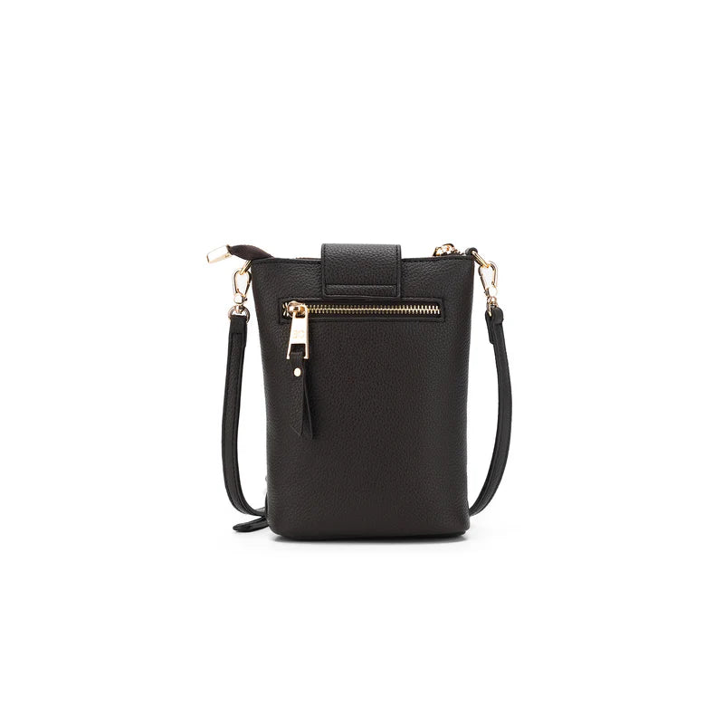 BLACK CAVIAR LAINEY PHONE/CROSSBODY BAG - COCO