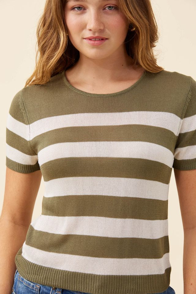 ISLE OF MINE MARCELLE T-SHIRT - OLIVE