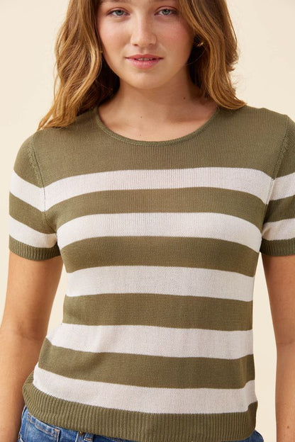 ISLE OF MINE MARCELLE T-SHIRT - OLIVE