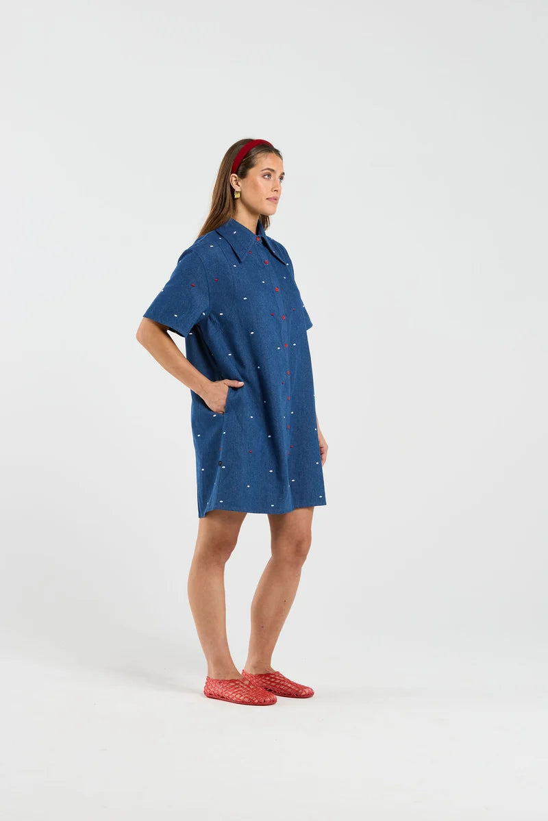 THING THING MONROE DRESS - DOTS