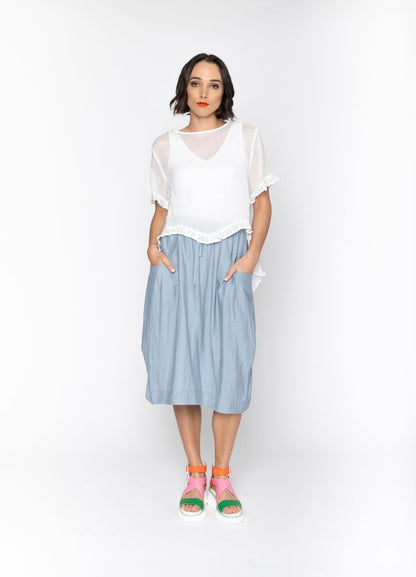 BLACKLIST TANYA TOP - W.WHITE