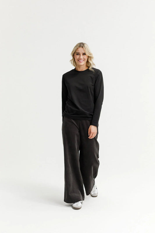 HOME-LEE SAWYER PANTS - GRAPHITE