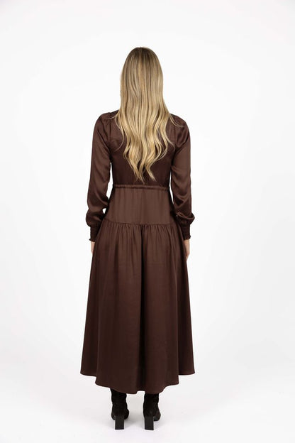 HUMIDITY LIFESTYLE CELESTE DRESS - COCOA