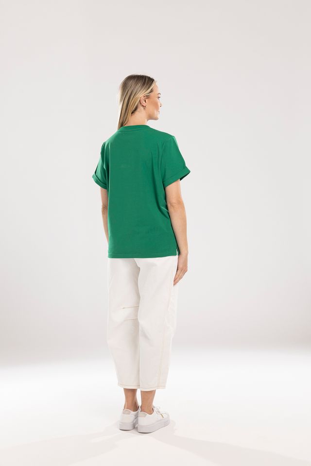 MI MOSO BOW TEE - GREEN