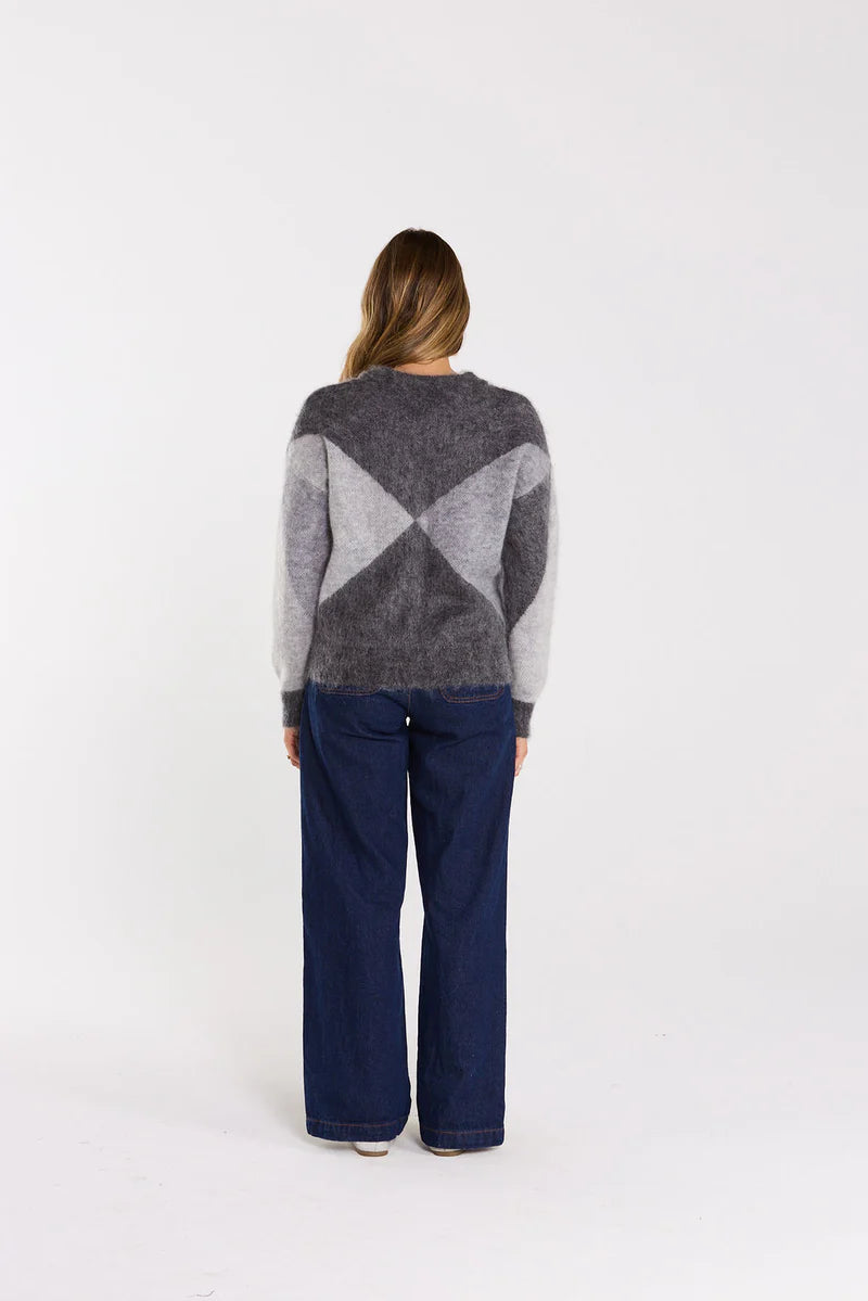 THING THING ASTRID JUMPER - GREYSCALE