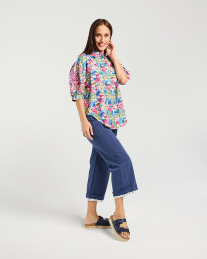 SEDUCE VINA BLOUSE - AQUARELLE