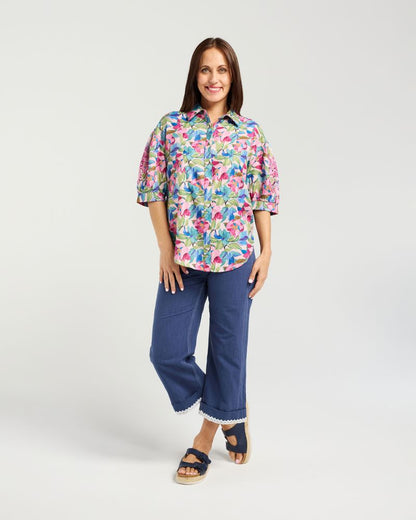 SEDUCE VINA BLOUSE - AQUARELLE