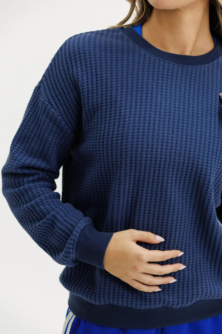 ROSE ROAD DAKOTA CREW - NAVY