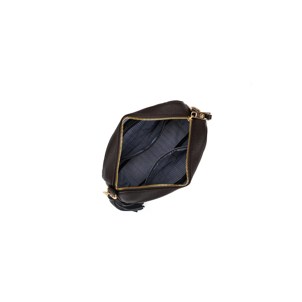 BLACK CAVIAR MAXINE  CROSSBODY BAG - COCO