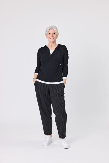 LEMON TREE DESIGN - AINA TOP - BLACK