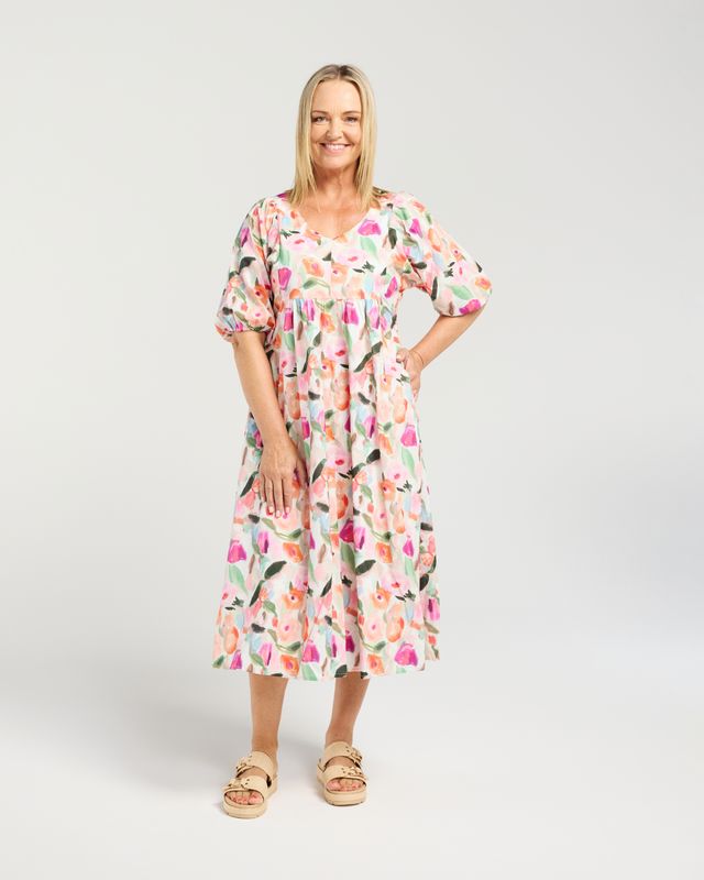SEDUCE LINDA DRESS - SOFT BLOOM