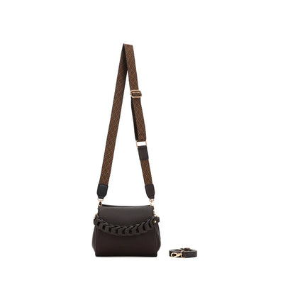 BLACK CAVIAR LUA PLAIT HANDBAG - COCO