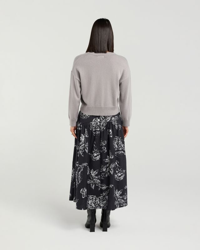 ET ALIA POPPY CARDI - PEBBLE