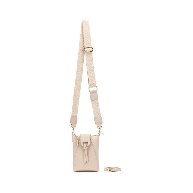 BLACK CAVIAR LAINEY PHONE/CROSSBODY BAG - OATMEAL