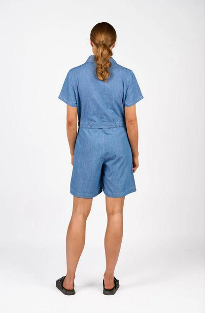 KNEWE BANK JUMPSUIT - OCEAN