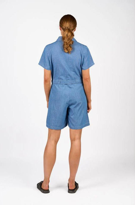 KNEWE BANK JUMPSUIT - OCEAN