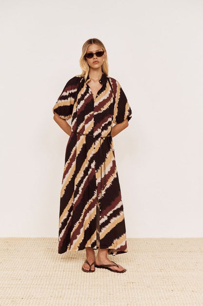 MINK PINK GRETA MAXI DRESS - STRIPE