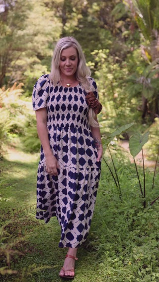LIBERTINE THE LABEL - SIENNA DRESS - INDIGO