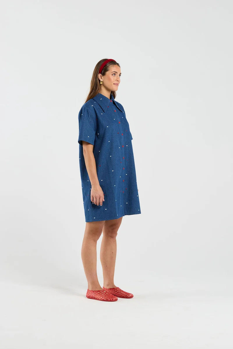 THING THING MONROE DRESS - DOTS