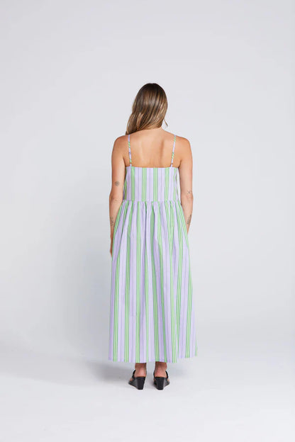 THING THING ZINNIA DRESS - ROYAL FERN