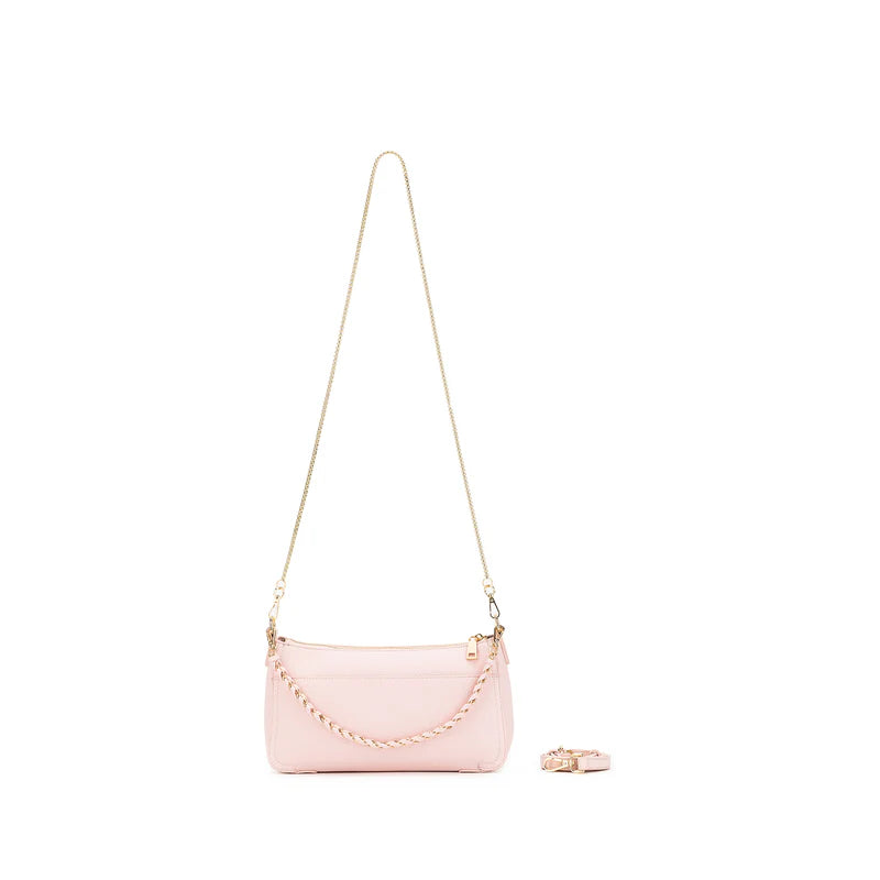 BLACK CAVIAR ELOISE CROSSBODY BAG - MARSHMALLOW PINK