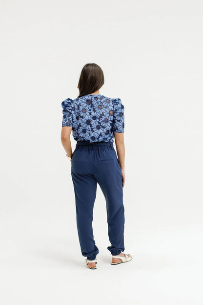 HOME-LEE THEA TOP - BLUEBELL