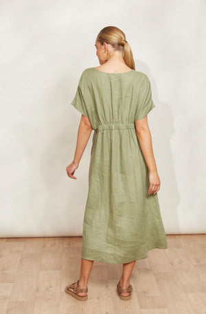 EB & IVE SOJOURN DRESS - ALOE - 2567707